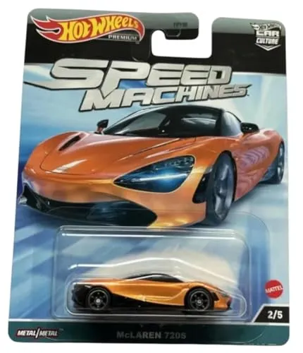 Hot Wheels Die Cast Modell McLAREN 720 S CAR CULTURE Speed Machines - Maßstab 1:64 7cm Premium HKC43