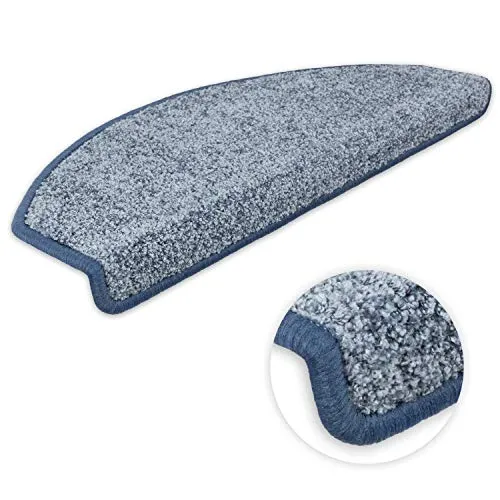 Kettelservice-Metzker Stufenmatten Ventura Halbrund Einzeln und SparSet's Hellblau 15 Stück