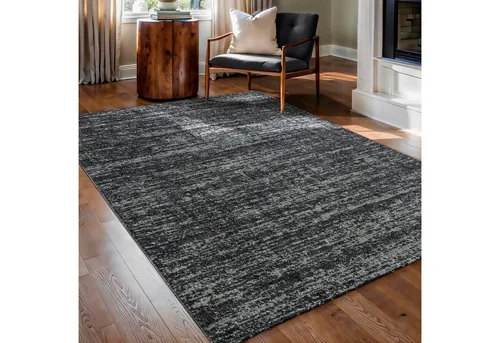 Sanat Teppich Oslo in schwarz von Sanat