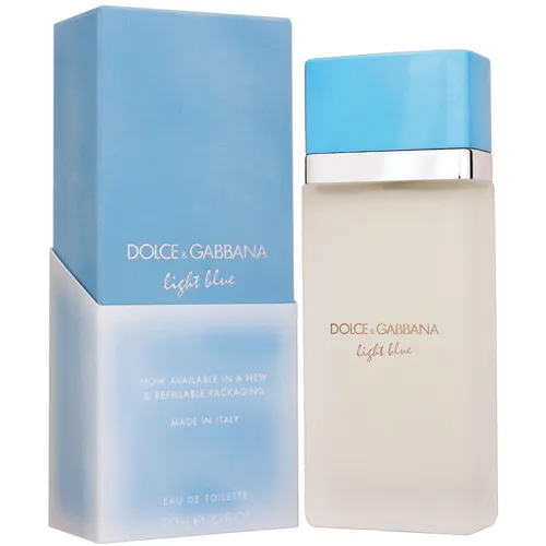 Dolce & Gabbana Light Blue Classic Eau de Toilette Spray 100 ml - Damenparfüm mit frischem, fruchtigem Duft, ideal für den täglichen Gebrauch und ein Gefühl von Sommer jederzeit.