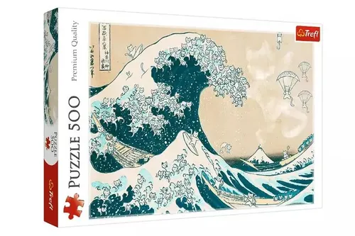 PUZZLE 500 Wielka kocia fala 37537 Trefl 5900511375374