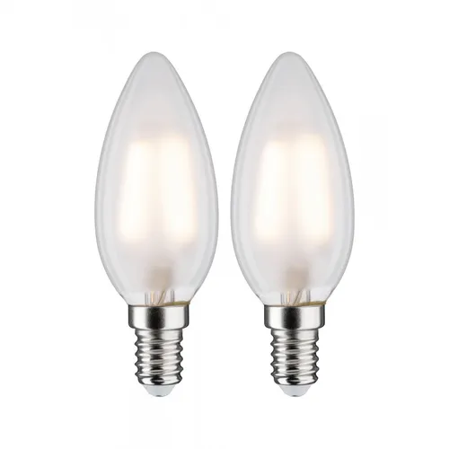 Paulmann LED Kerze 2er Pack 28637 2x5W 2x470Lumen 230V 2700K Warmweiß satiniert