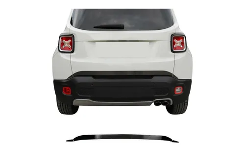 OMAC Zierleisten-Aufkleber für Jeep Renegade 2014-2024 - Hochwertige 3tlg Kofferraumleiste aus rostfreiem Stahl, schützt vor Kratzern und verleiht Ihrem Fahrzeug einen eleganten Look. Einfache Montage ohne Bohren, ideal für den täglichen Einsatz.