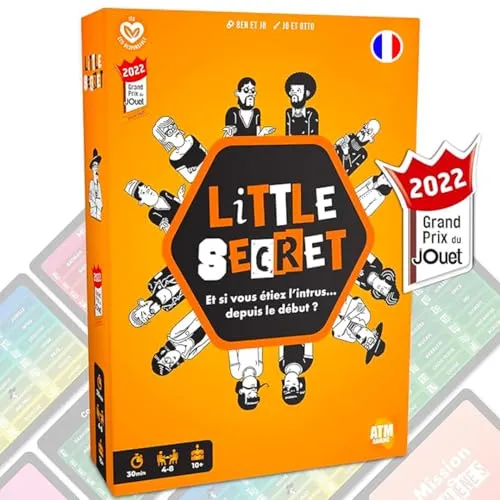 JUDUKU Little Secret – Großer Preis des Spielzeugs 2022 – Gesellschaftsspiele – Bluff-Spiel, Atmosphäre und Kreativität – Kartenspiel – neu – von den Autoren von Juduka, OSMOOZ und ohne Gnade