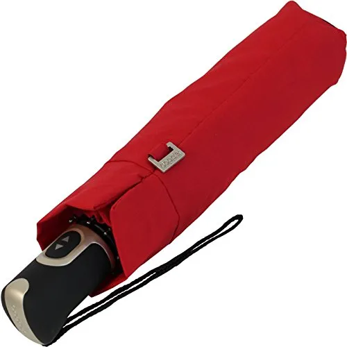 Doppler Taschenschirm Magic Carbonsteel stabil sturmfest Auf-Zu Automatik - rot
