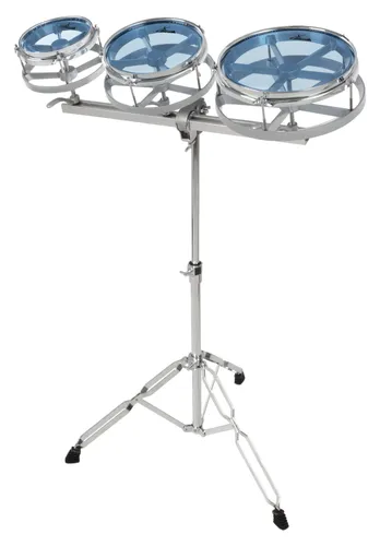 XDrum Rototom Set - Percussion Set mit 6'', 8'' und 10'' Rototoms, inklusive doppelstrebiger Hardware und verstellbarem Ständer für optimale Spielbarkeit.