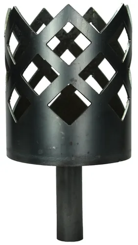 Gittermuster Fackel in schwarz von Mandelu