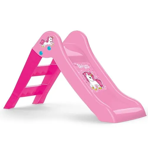 Produktbild Meine erste Einhorn Rutsche Rosa – Indoor und Outdoor Sitzrutsche Unicorn