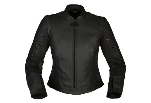 Modeka Helena Lady Lederjacke schwarz 38 - Motorradjacken für Tourenfahrerinnen, aus hochwertigem Rindnappaleder mit Stretch-Einsätzen für optimalen Komfort und Beweglichkeit. Zertifiziert nach EN 17092-3:2020 (AA) für maximale Sicherheit.