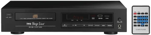 IMG Stage Line CD-156 Stereo-CD- und MP3-Spieler - CD-Player mit USB2.0-Schnittstelle, unterstützt MP3 und verschiedene CD-Formate für vielseitige Wiedergabe.