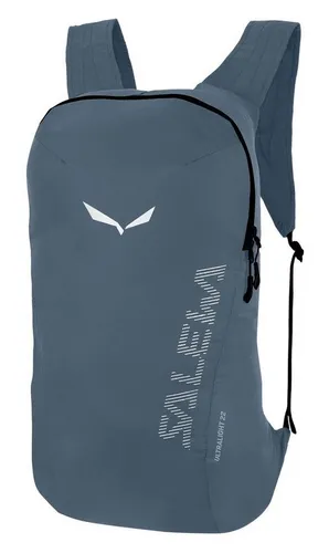 Salewa Ultralight Tagesrucksack 22L - Blau - Leichter Tagesrucksack für Reisen und Alltag, mit ergonomischen Schultergurten und reflektierendem Design für bessere Sichtbarkeit. Komprimierbar und immer einsatzbereit!