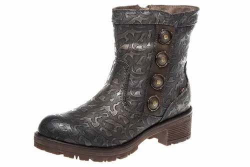 Mustang Shoes 1284-605-20 Stiefelette für Damen - Stilvolle graue Stiefelette von Mustang Shoes, ideal für moderne Outfits. Bequeme Weite (G-Weite) und hochwertige Materialien sorgen für Komfort und Langlebigkeit.