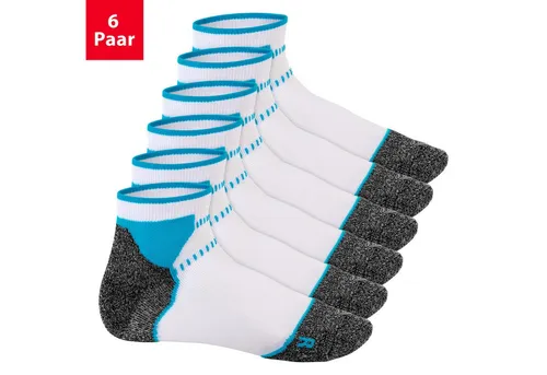 Footstar Sportsocken Damen & Herren Funktions Sport Socken (6 Paar) Laufsocken