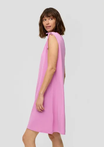 s.Oliver Minikleid Kleid Kleid mit V-Ausschnitt und Binde-Detail