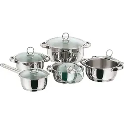KING Topf-Set New Silver Line, 10-tlg. Edelstahl
