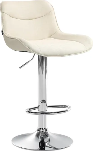 Deluke Barhocker Creme, Metall, 49x85x51 cm – Modern und Komfortabel