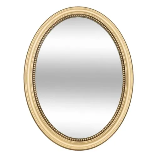 Atmosphera Ruder Spiegel mit Liste Victoria - Gold - Dekorativer Wandspiegel in elegantem Gold, perfekt für stilvolle Akzente in Ihrem Zuhause.