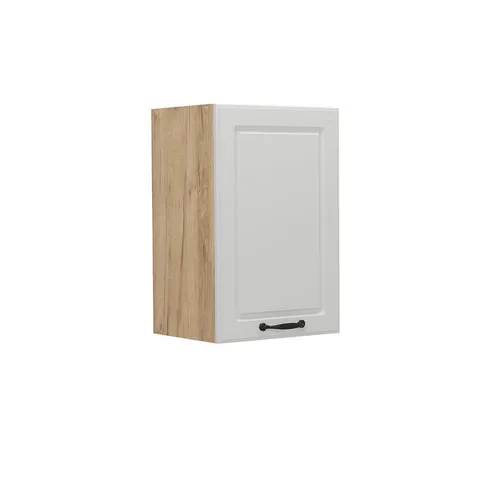 Vicco Hängeschrank R-Line, Weiß Landhaus/Goldkraft Eiche, 40 cm