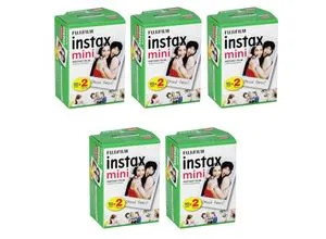 Fujifilm Instax Mini Film DP 5er Pack 100 Bilder - Dealpreis