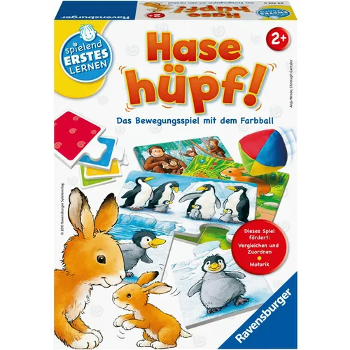 Hase hüpf! Brettspiel für Kinder