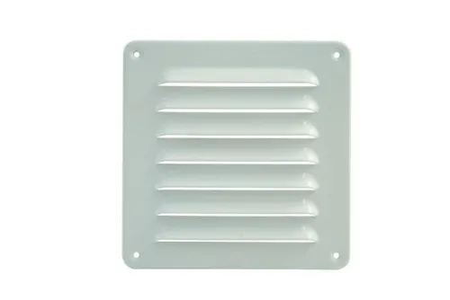 Produktbild Marley Lüftungsgitter 155 x 155 mm, Aluminium, weiß Lüftungsgitter