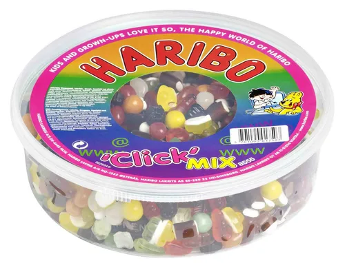 HARIBO CLICK MIX 800g in gelb von HARIBO