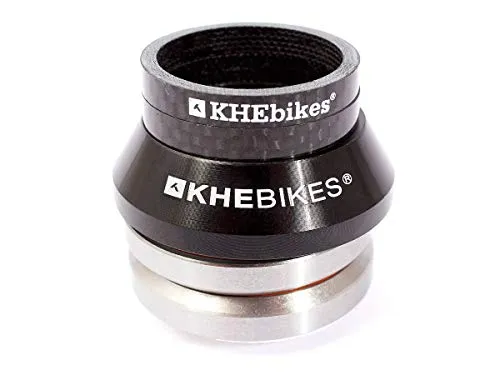 KHEbikes KHE BMX Steuersatz industriegelagert schwarz Laser Logo nur 78g