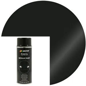 MOTIP Sprühfarbe 706875 Cars, 400ml, schwarz metallic, glänzend, Autolack