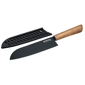 NIROSTA Santokumesser Flow Fair schwarz, Klinge: 18,0 cm, 1 St.