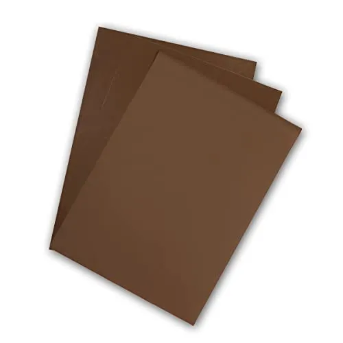 Premium Flex Plotterfolie DIN A4 Textil-Bügelfolie, Farbe:416 BROWN