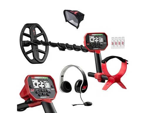 Minelab Metalldetektor Vanquish 440, Multifrequenz - Ortungsgeräte mit neuester Multi-IQ Technik, 5 Suchmodi und wasserdichter V10 Suchspule für präzise Funde in jedem Terrain.