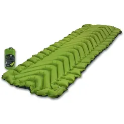 KLYMIT STATIC V2 Isomatte Hellgrün - Leichte Isomatte für Rucksacktouren, bietet luxuriösen Schlafkomfort und wiegt nur 454 g. Ideal für Sommerabenteuer, kompakt faltbar auf die Größe einer Getränkedose.