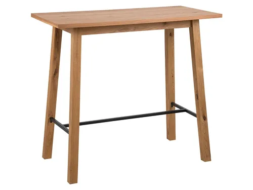 Moderner Bartisch Chalisa I aus Holz - Bartische & -theken, stilvolles Design in Wildeiche Nachbildung, ideal für gemütliche Abende und kleine Räume.