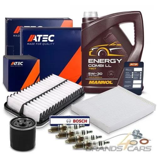ATEC INSPEKTIONSPAKET SET C + ÖL FÜR SUZUKI ALTO VI FF 1.1 MOTORCODE F10DN