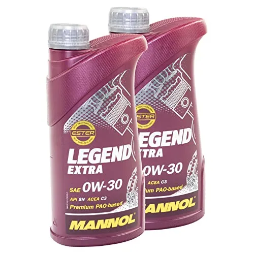 Motoröl Motor Öl MANNOL Legend Extra 0W30 API SN 2 X 1 Liter