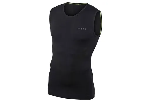 FALKE Herren Baselayer-Shirt Warm M S/L SH - Funktionsunterwäsche für Männer: Atmungsaktives, schnelltrocknendes Shirt ohne Arm, ideal für Sportarten wie Laufen oder Radfahren, sorgt für maximale Bewegungsfreiheit und hält warm.