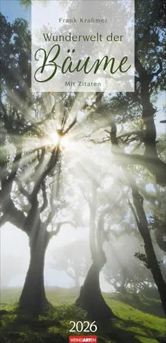Wunderwelt der Bäume Kalender 2026 - Jahres-Wandkalender im Format 33x68 cm mit beeindruckenden Baum-Fotos durch alle Jahreszeiten – ideal für Natur-Liebhaber.