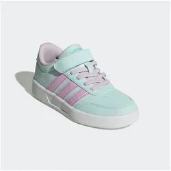 adidas Sportswear BREAKNET 3.0 KIDS Sneaker - Laufschuhe für Kinder, sportlicher Stil in Halo Mint und Bliss Lilac mit praktischem Klettverschluss für einfaches An- und Ausziehen.