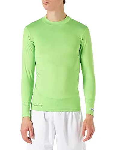 uhlsport T-Shirt Funktionsshirt LA Herren, grünflash, 2XL - Trainingsbekleidung aus leichtem, elastischem Material für optimale Bewegungsfreiheit, ideal für Sport und Freizeit.