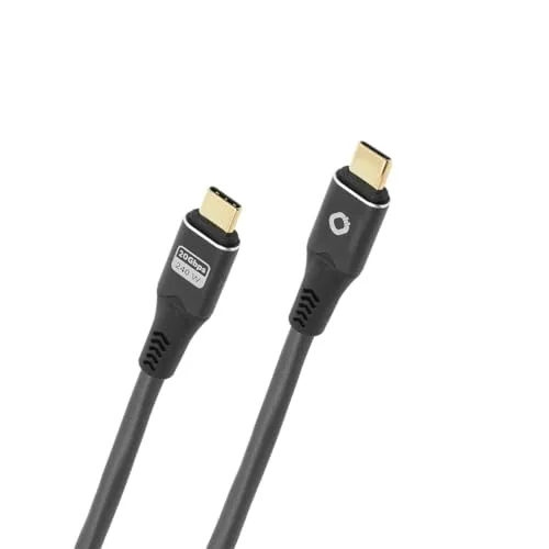 OEHLBACH USB Pulse CC - USB TYPE-C® Kabel 20 Gbps - USB-Kabel mit 20 Gbps Datenrate und 240 W Schnellladefunktion, ideal für das Aufladen und die Datenübertragung von USB-C Geräten.