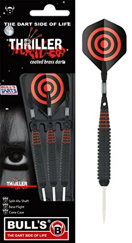 BULL'S Thriller Steel Dart 24g, Schwarz