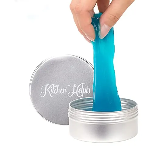 Kitchen Helpis® Reinigungsknete für Tastatur Reinigung 150 g, Reinigungsgel universell einsetzbar, Typenreiniger für Laptop, Reinigungsgel Auto & Cockpit, Keyboard Cleaner, Reinigungsschleim