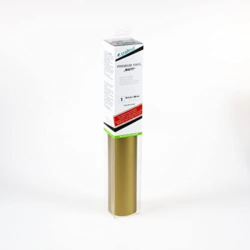craftcut Premium Vinyl Plotterfolie matt 30,5 x 300 cm - für jeden Handelsüblichen Schneideplotter