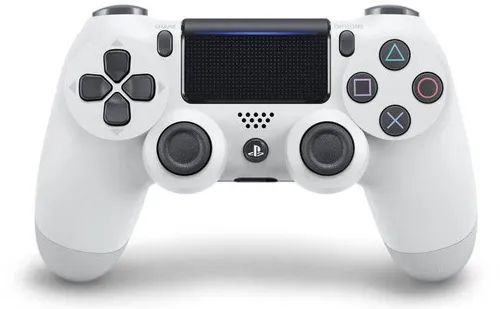 Sony PS4 Dualshock 4 2.0 Kabelloser Controller - Weiß - Ergonomischer Wireless-Controller für die Sony PlayStation 4 mit eingebautem Trackpad und Anti-Kratz-Oberfläche, ideal für stundenlangen Spielspaß.