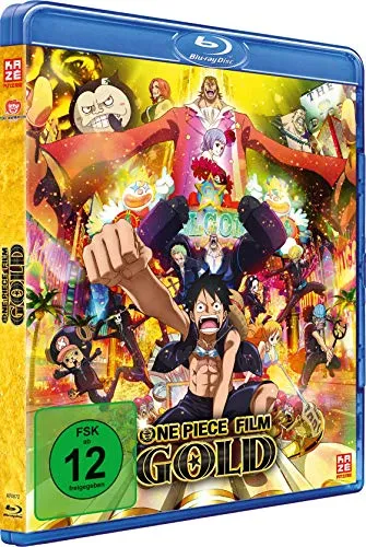 One Piece - 12. Film: One Piece Gold - Abenteuerfilm über die Strohhut-Bande in der glitzernden Casino-Welt von Gran Tesoro. Erlebe Spannung und Gefahr, während Ruffy und seine Freunde um ihr Glück kämpfen!