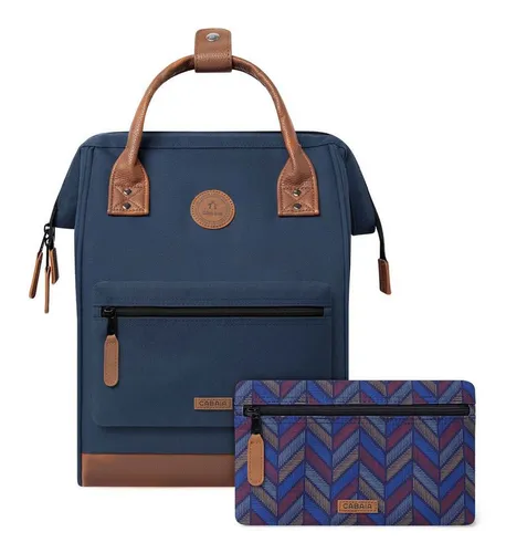 Cabaïa Adventurer Rucksack Chicago Medium 18L - Wasserabweisend & Laptopfach bis 13 Zoll - Rucksacktaschen mit 18L Volumen, wasserabweisend, vegan zertifiziert und ideal für Reisen und Alltag. Gepolstertes Laptopfach schützt Geräte bis 13 Zoll.