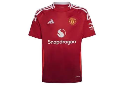 Adidas Manchester United 24/25 Heimtrikot Kinder - rot - Manchester United 2024/2025 Heimtrikot für Kinder, aus hochwertigem Material für optimalen Tragekomfort und Stil, perfekt für kleine Fans!