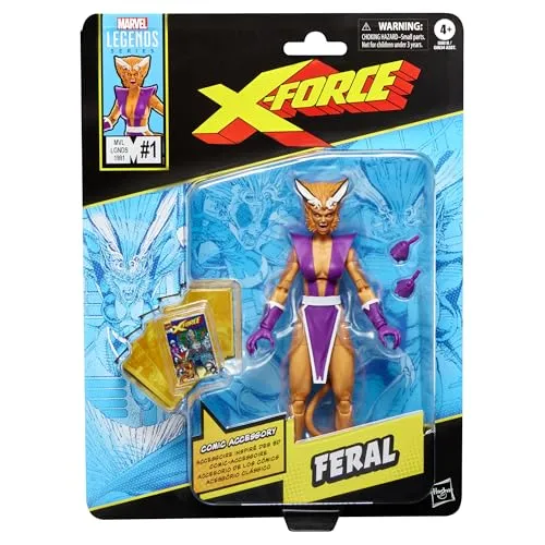 Marvel Legends Series - X-Force (Feral) Figur - Actionfigur aus der Marvel Legends Serie, detailreich gestaltet und perfekt für Sammler und Fans der X-Force.