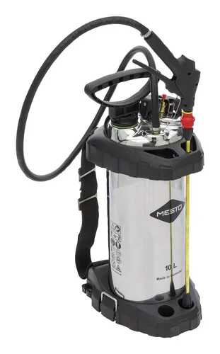 MESTO Hochdrucksprühgerät 3618BM - 10 Liter - Drucksprühgerät mit ergonomischem Abstellventil und Kontrollmanometer für müheloses Sprühen. Ideal für präzise Anwendungen und einfaches Befüllen.