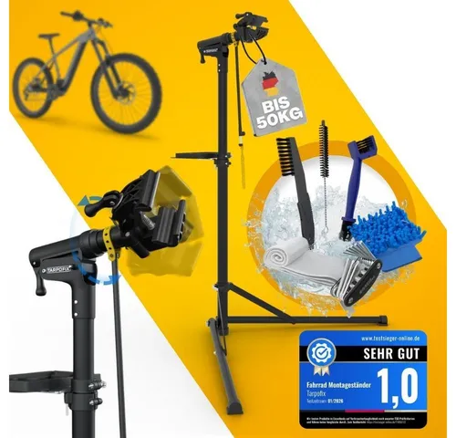 Tarpofix® E-Bike Montageständer höhenverstellbar 360° Klemmkopf
